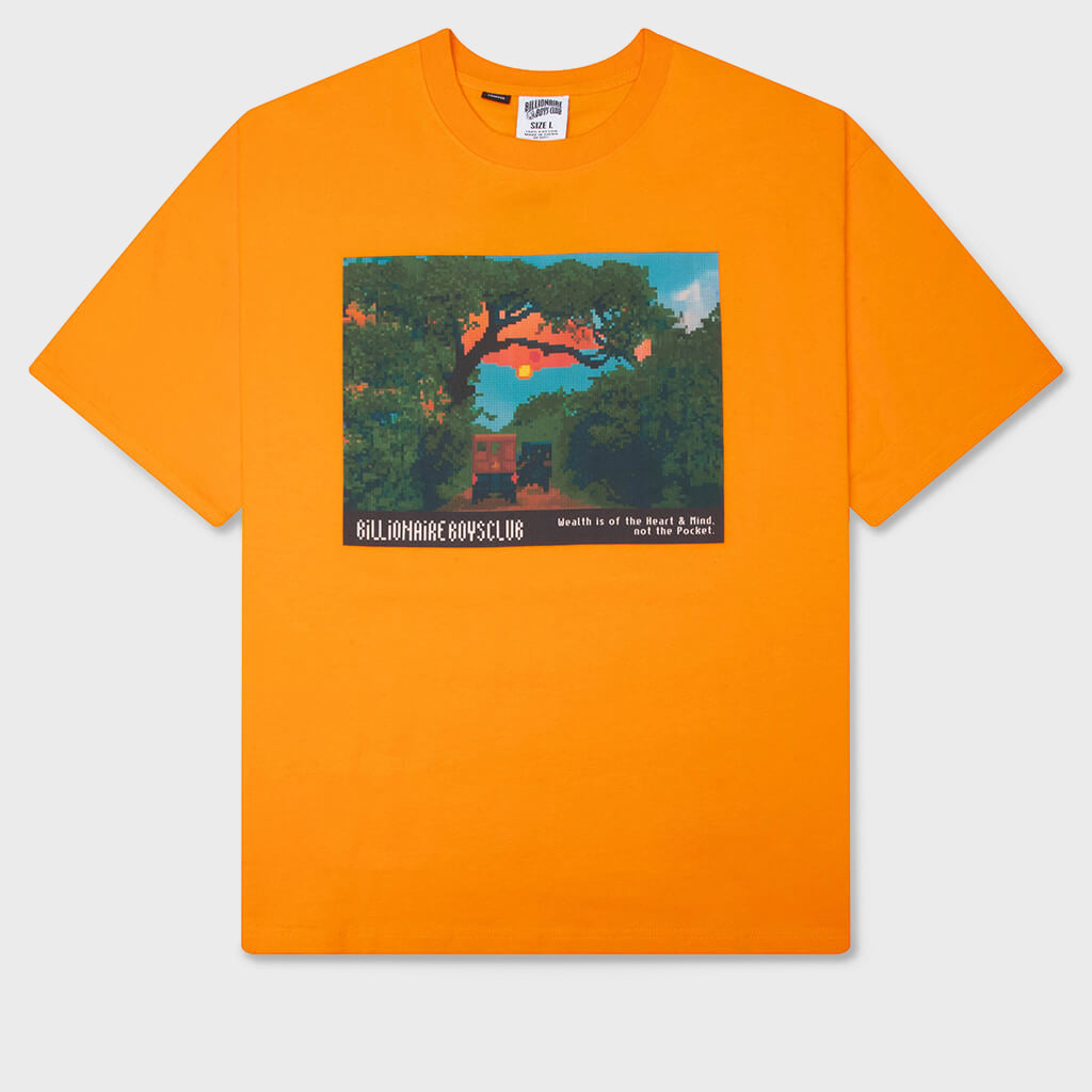 Wild S/S Knit Tee - Apricot