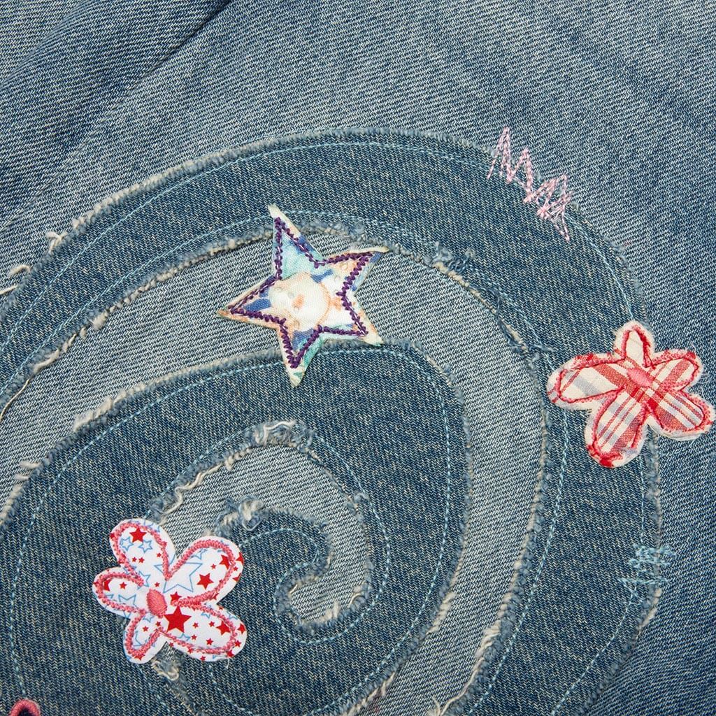 Wipeout Novelty Jean - Medium Indigo Wash – Feature