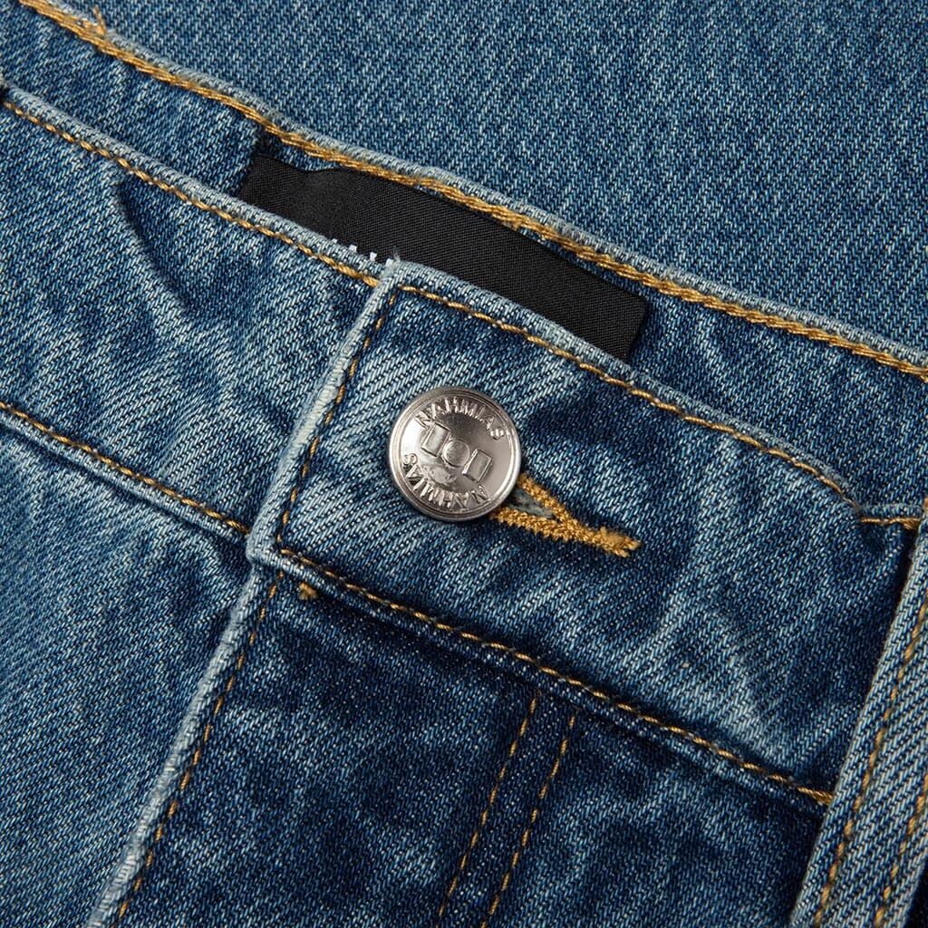 Wipeout Novelty Jean - Medium Indigo Wash – Feature