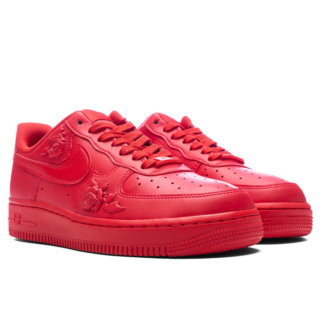 Women's Air Force 1 '07 'Red Roses' - University Red/University Red ...