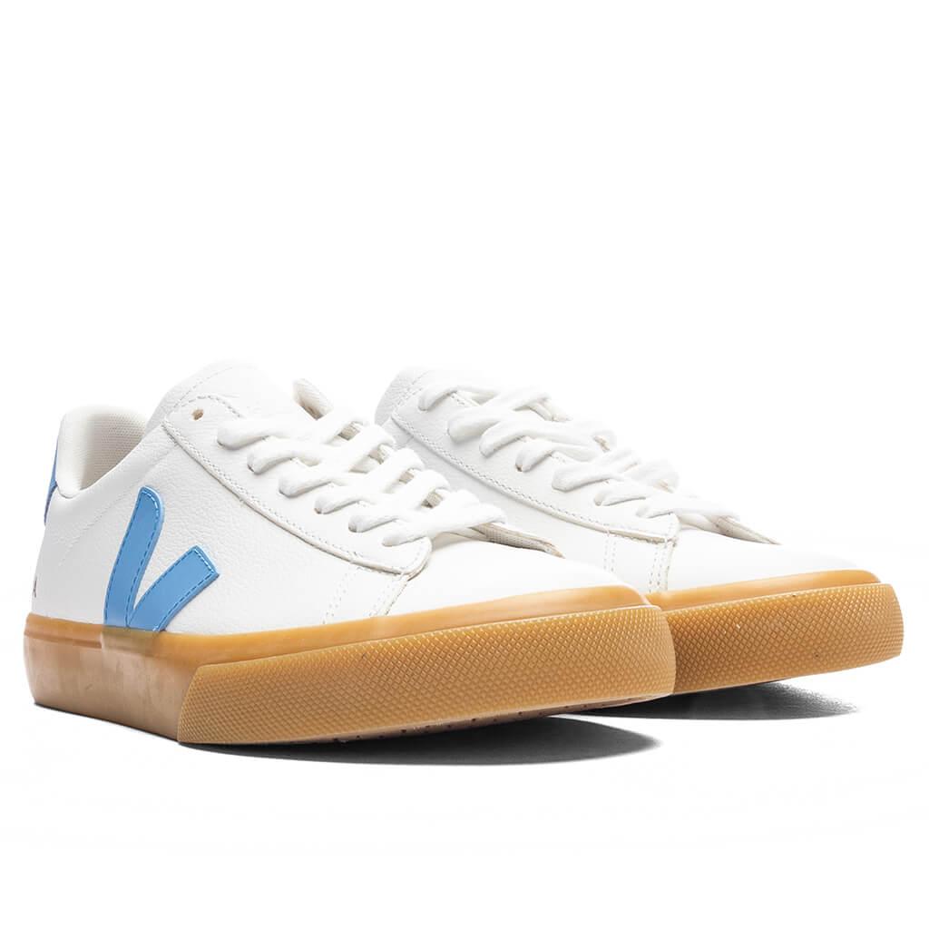 Women's Campo Chromefree Leather - Extra White/Aqua – Feature