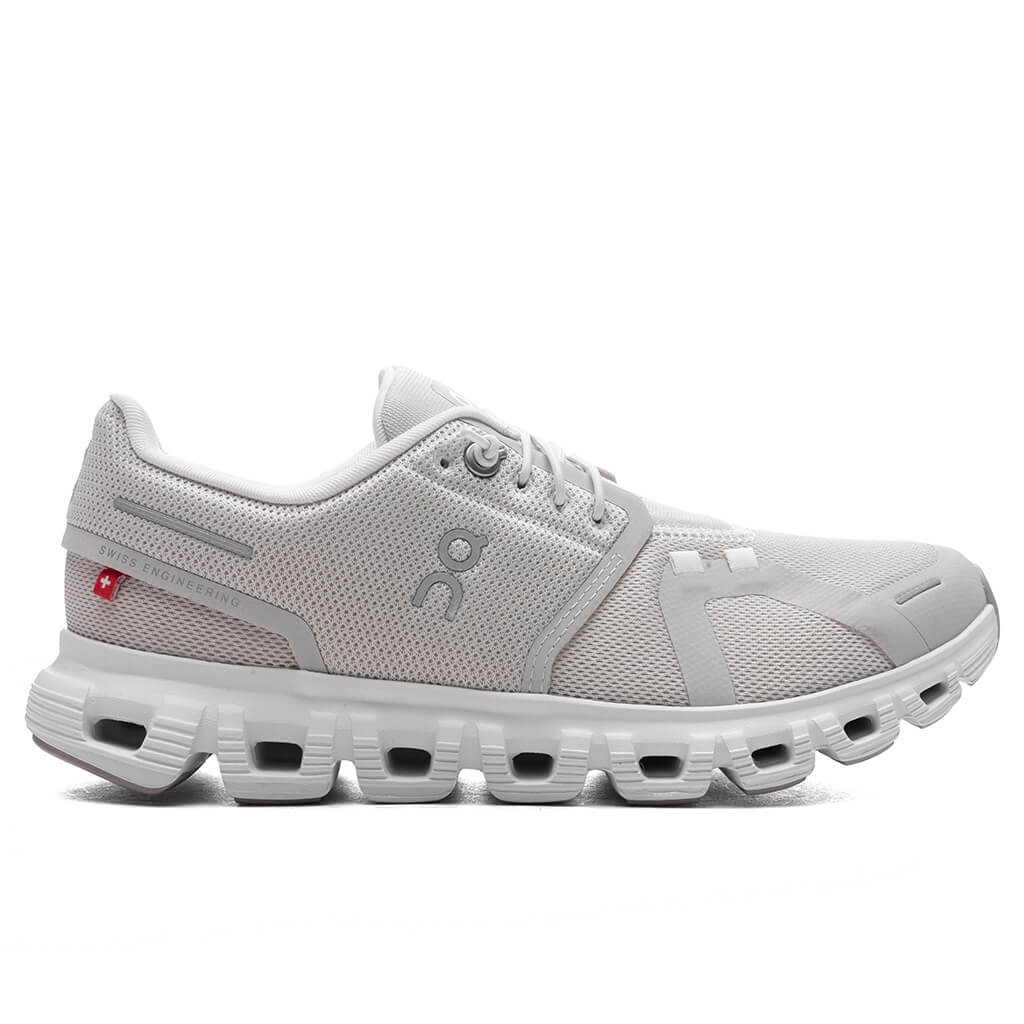 靴 On Cloud 6 Pearl | White Women's Cloud 6 - Pearl/White – Feature