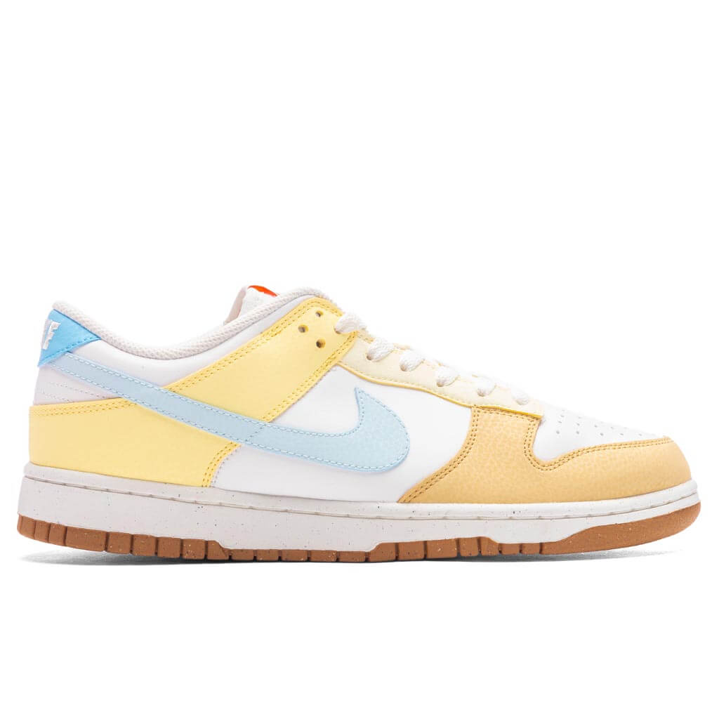 Women's Dunk Low 'Soft Yellow' - Summit White/Glacier Blue/Aquarius Bl ...