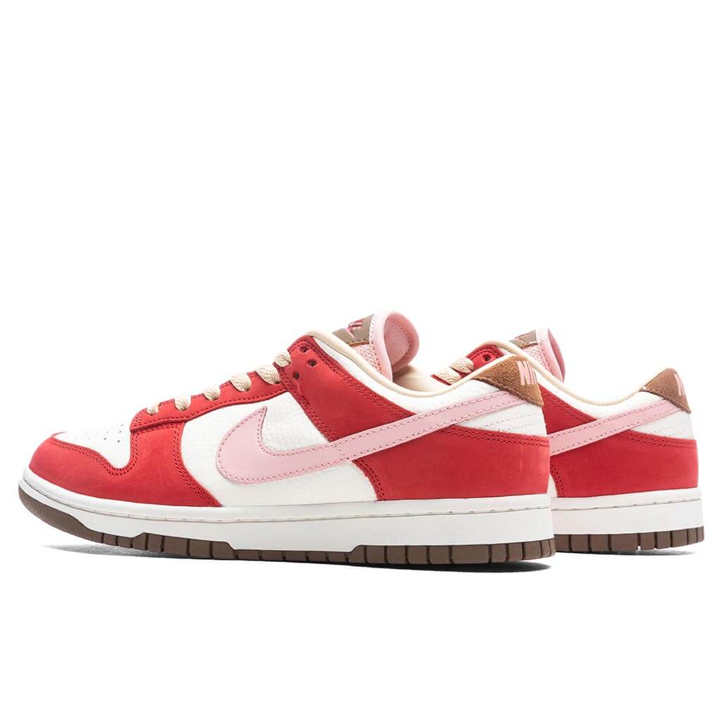 Women s Dunk Low PRM Bacon Sport Red Sheen Sail Feature women-s-dunk-low-prm-bacon-sport-red-sheen-sail-feature
