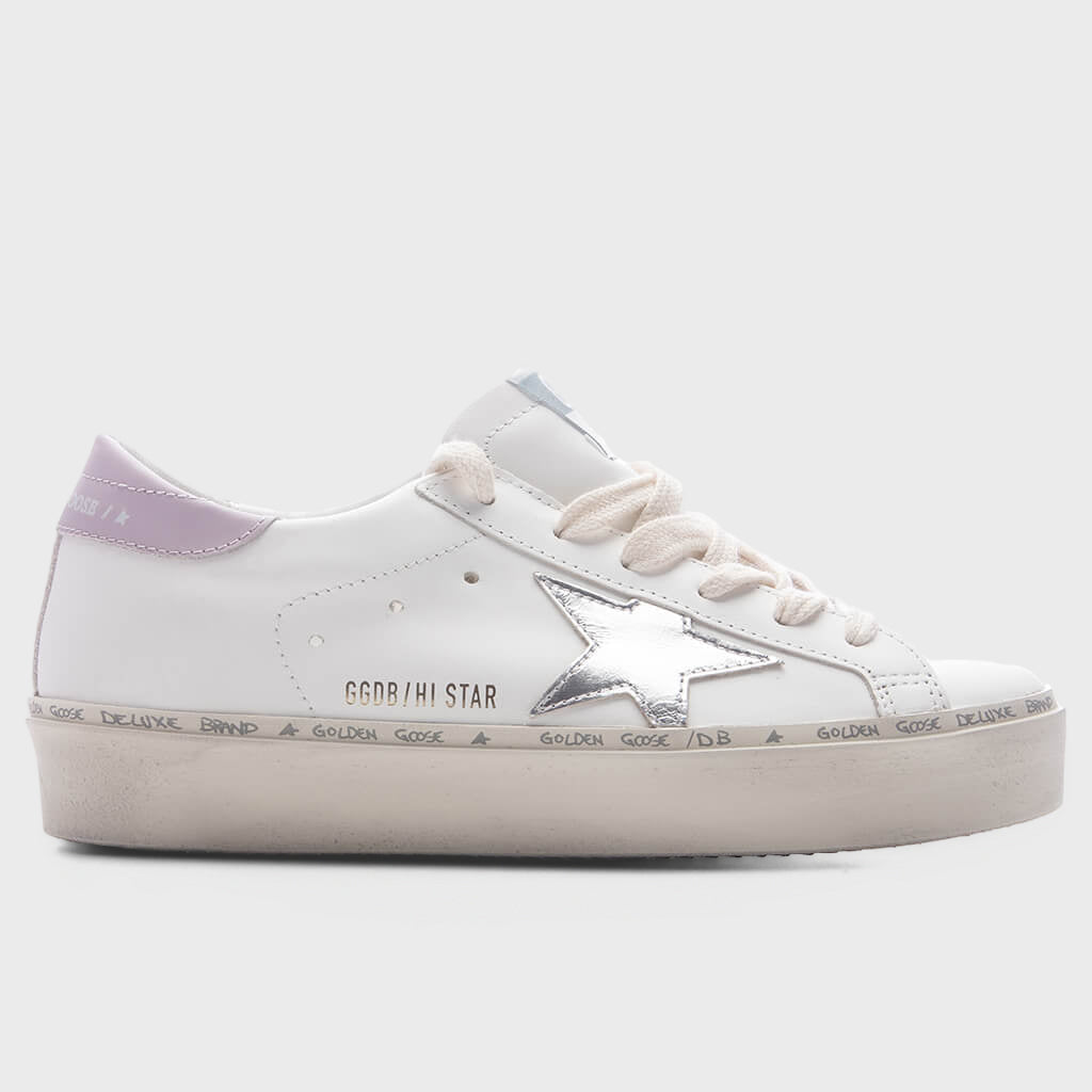 Women's Hi Star - White/Silver/Lilac
