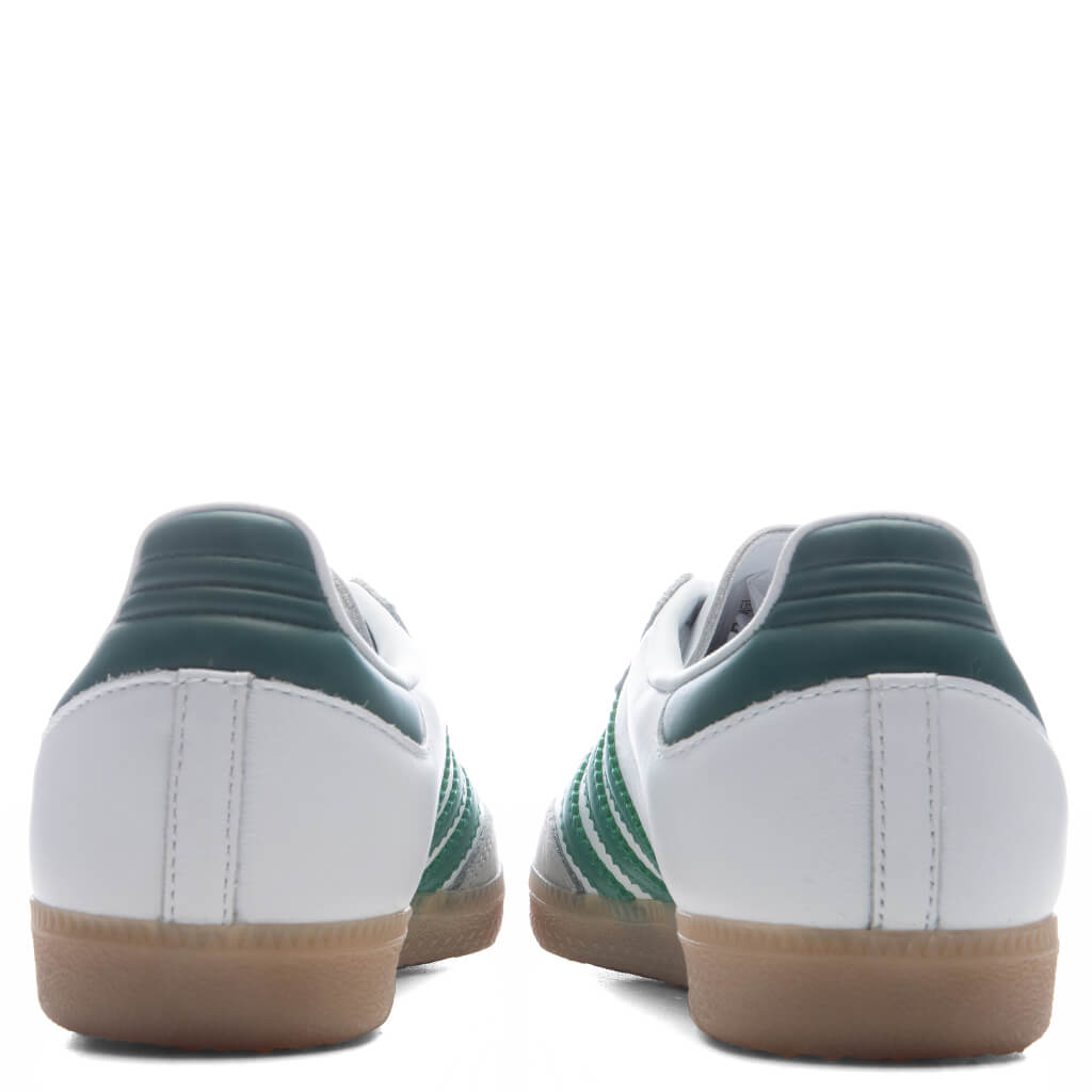 Women's Samba OG - Cloud White/Bold Green/Collegiate Green Feature Women's Samba OG - Cloud White/Bold Green/Collegiate Green Feature