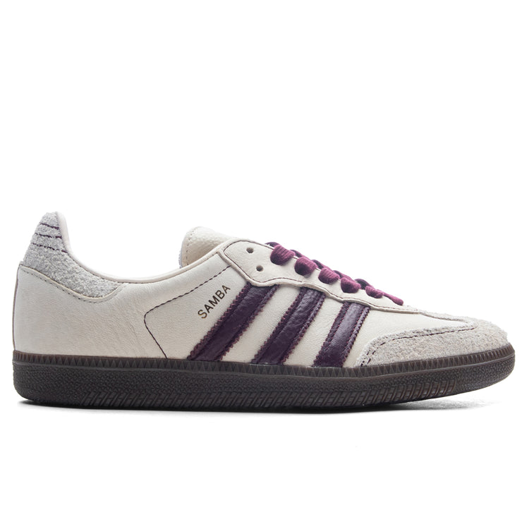 Women's Samba OG - Wonder White/Maroon/Putgre Feature Women's Samba OG - Wonder White/Maroon/Putgre Feature