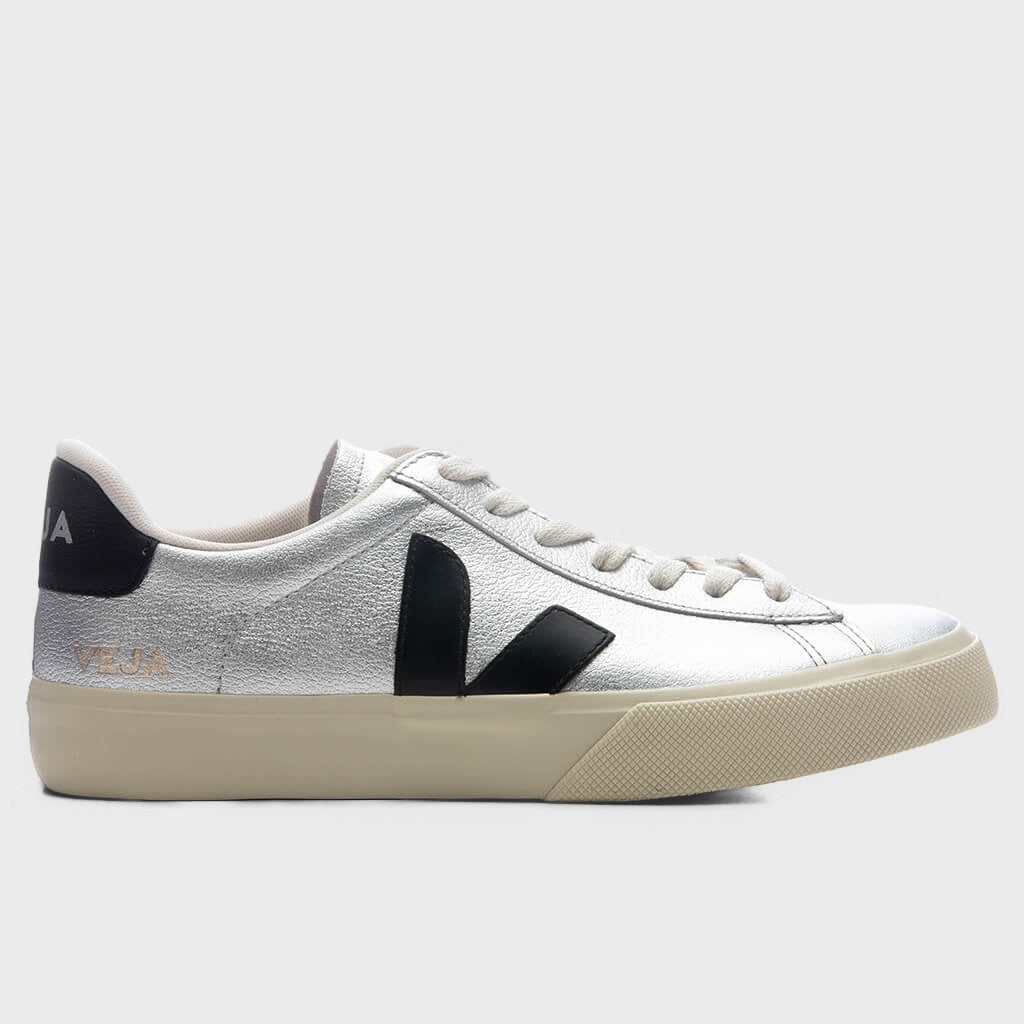 Women's Campo Leather - Silver/Black