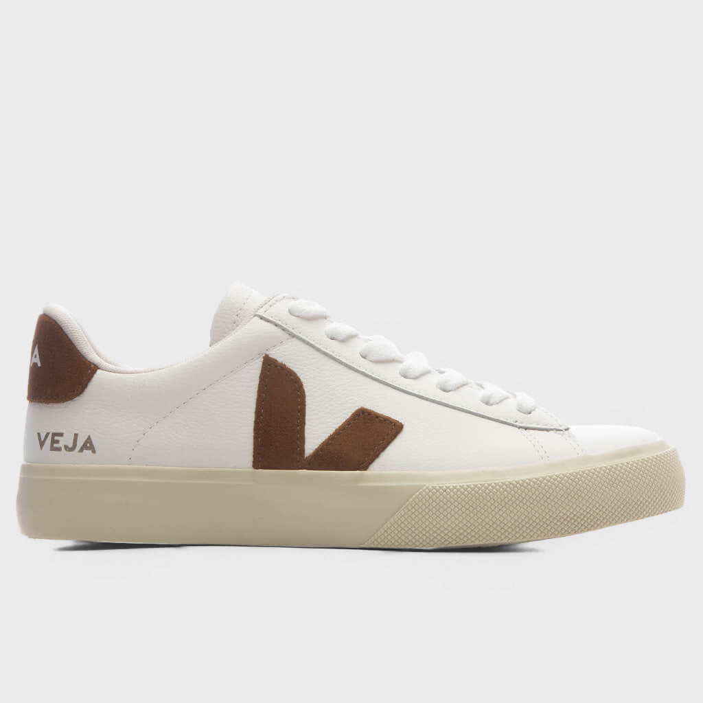 Women's Campo Leather - White/Cognac