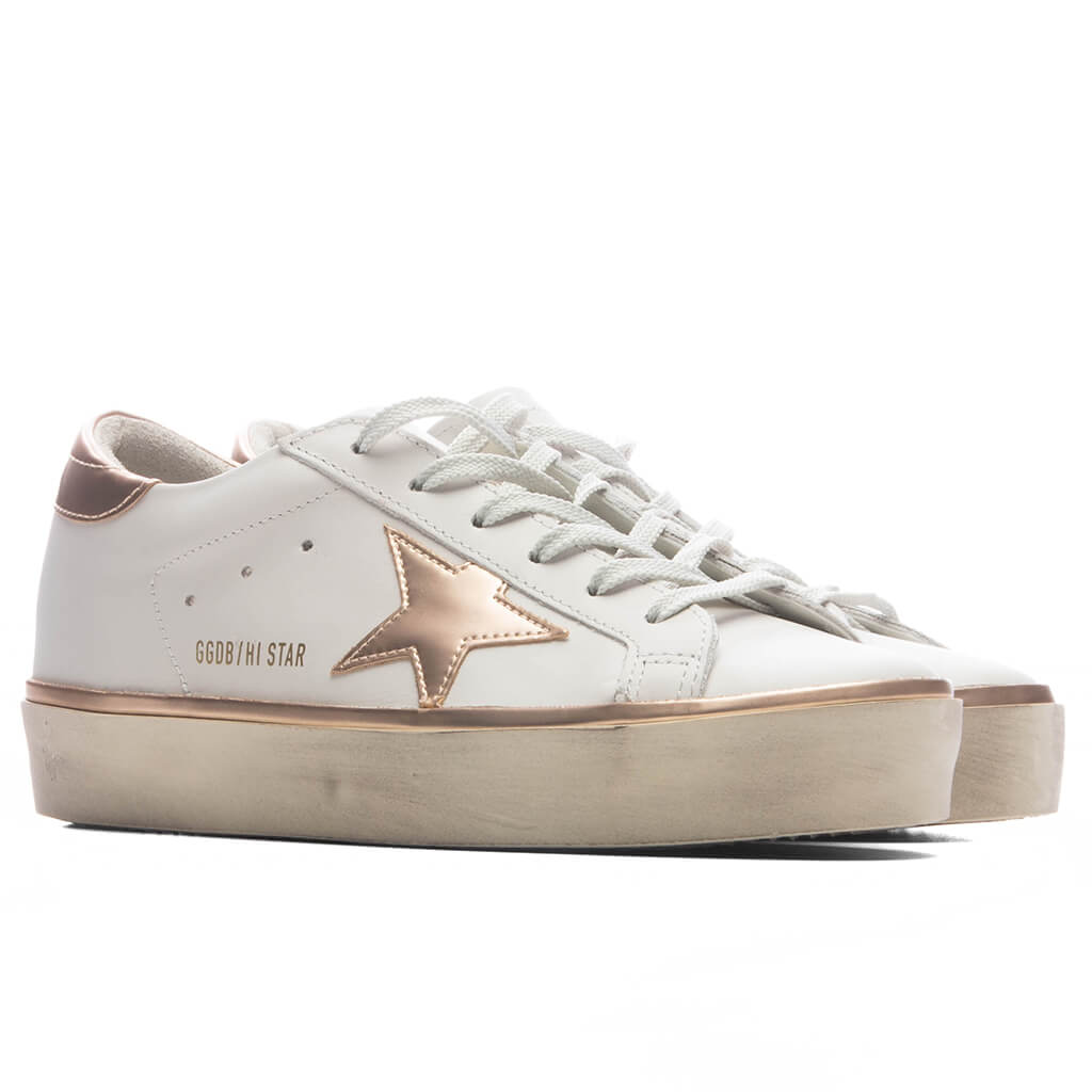 Women's Hi Star - White/Taupe – Feature