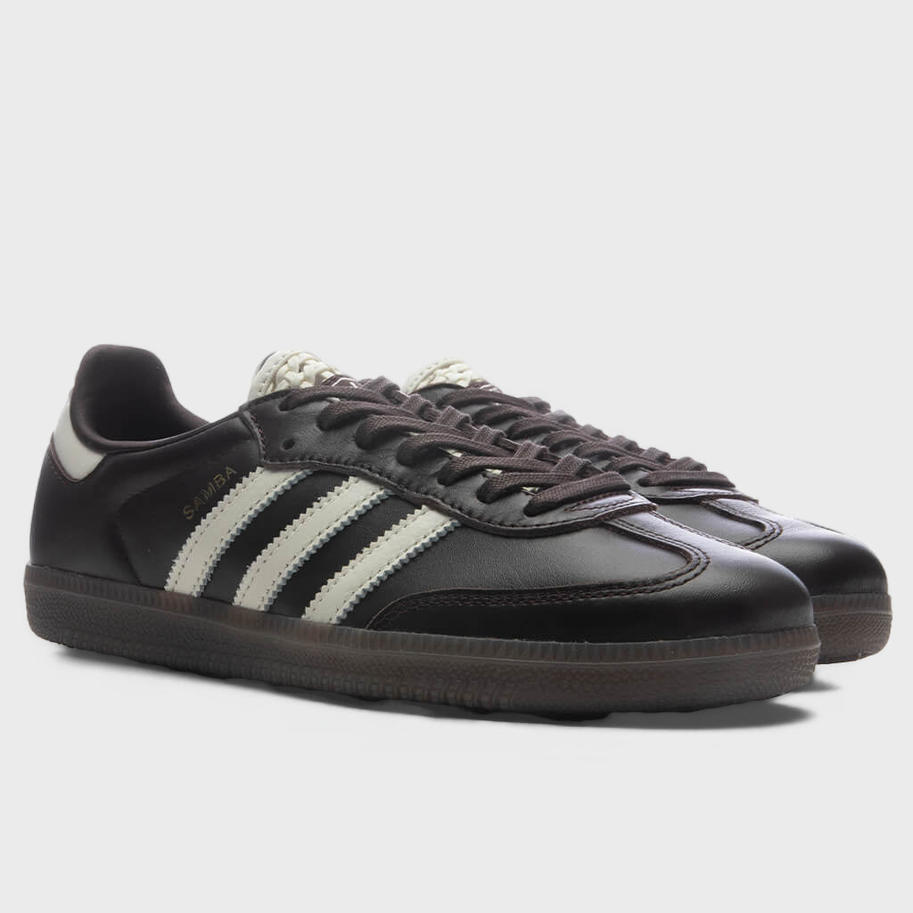 Women's Samba OG - Aurora Coffee/Off White/Gold Metallic – Feature