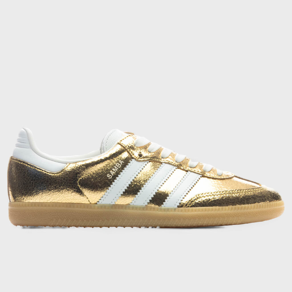 Women's Samba OG - Gold Metallic/Cloud White/Core White