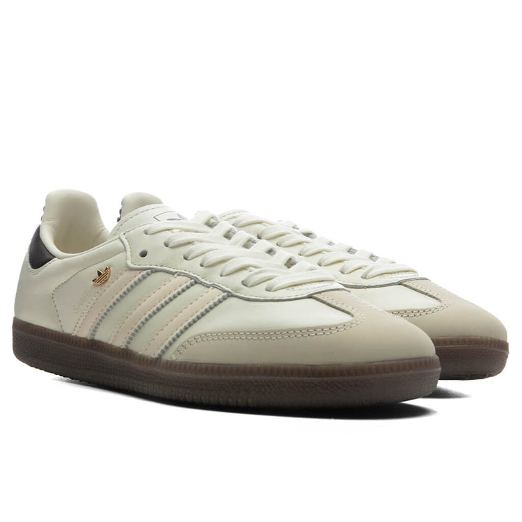 Women's Samba OG - Off White/Wonder White/Aurora Coffee Feature Women's Samba OG - Off White/Wonder White/Aurora Coffee Feature