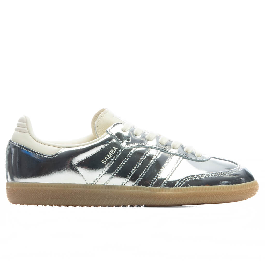 Women's Samba OG - Silver Metallic/Silver Metallic/Gum – Feature