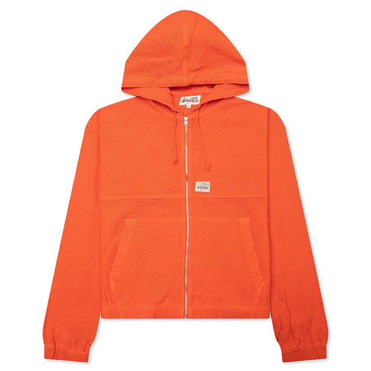 Work Jacket Cotton Mesh - Red Orange – Feature