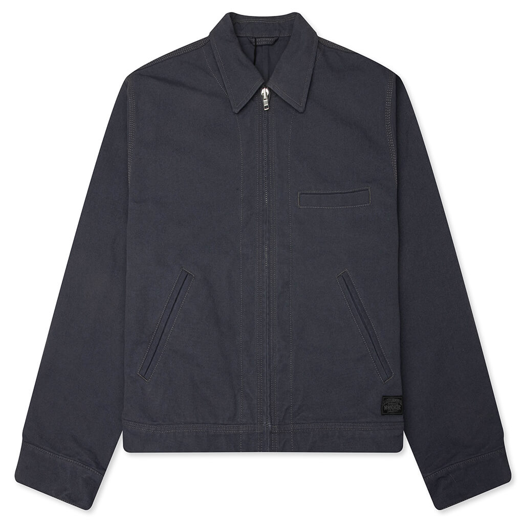 Work Jacket Collared - Blue – Feature