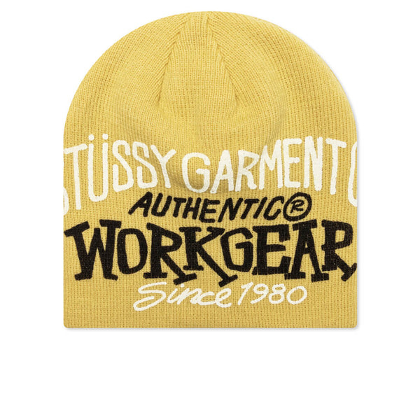 Workgear Print Skullcap - Mustard – Feature