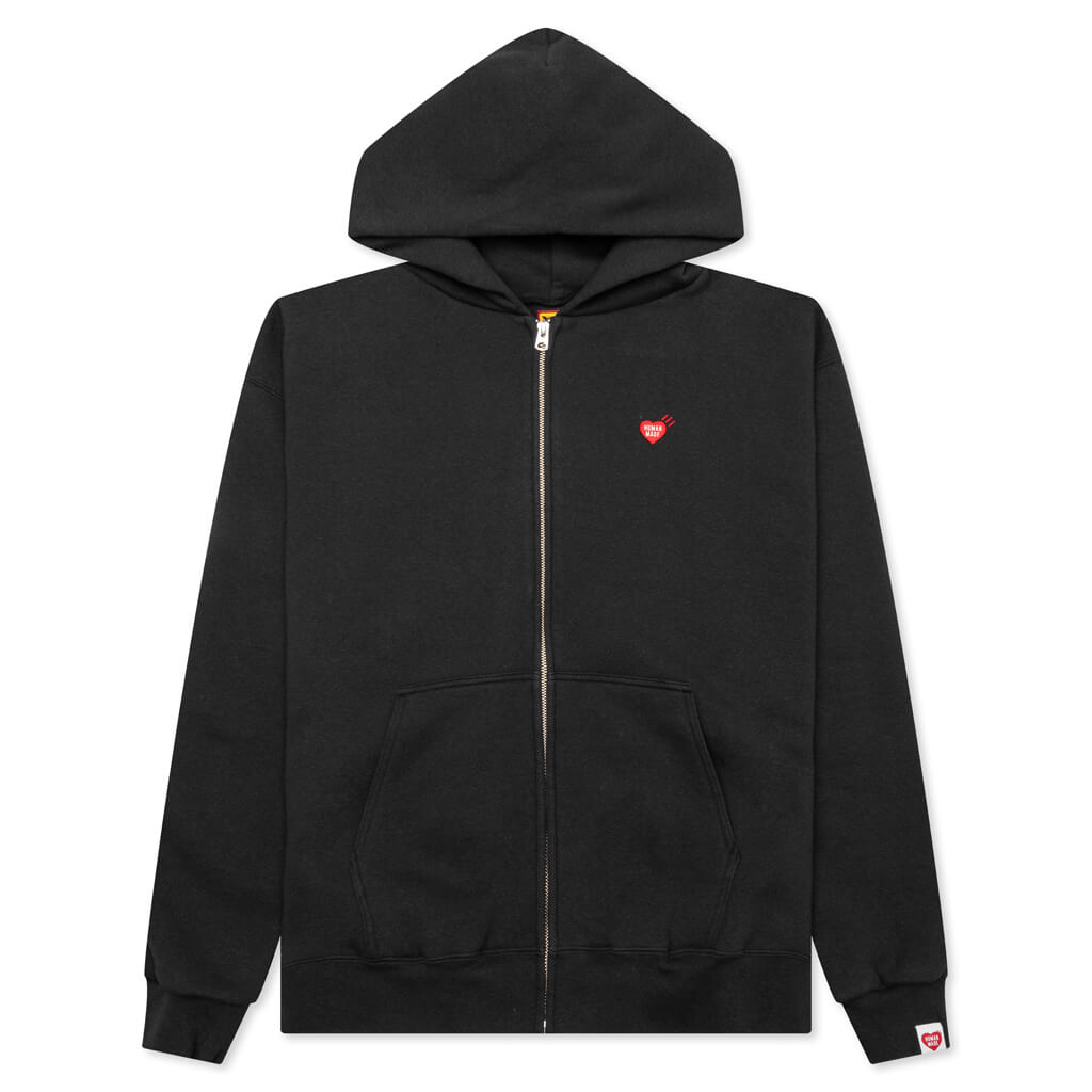 Zip-Up Hoodie - Black – Feature