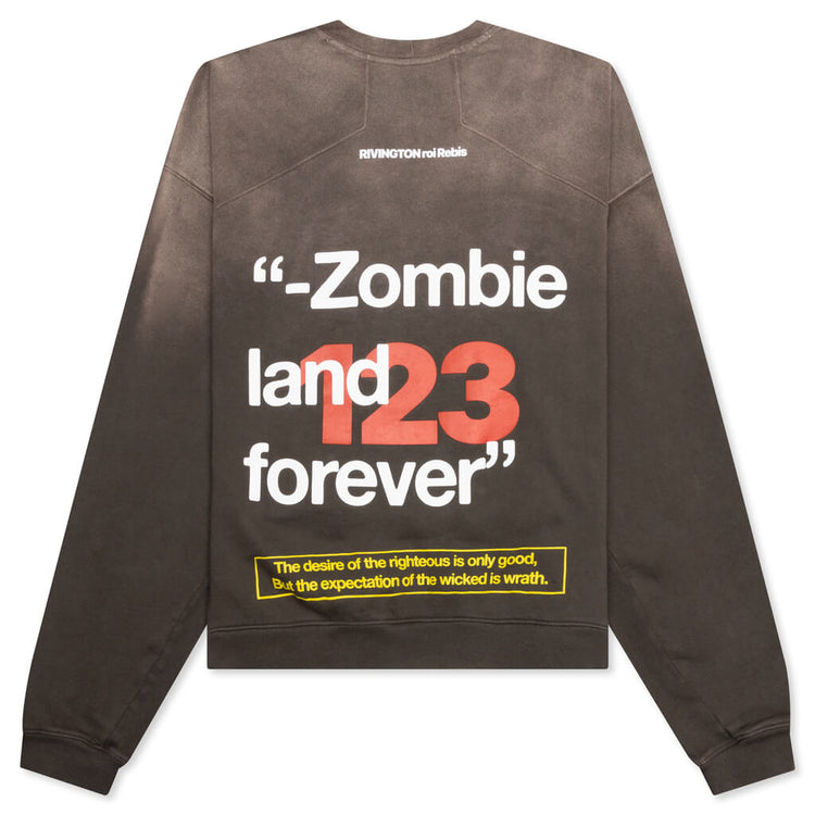 Zombieland-Crewneck---Brown- 
