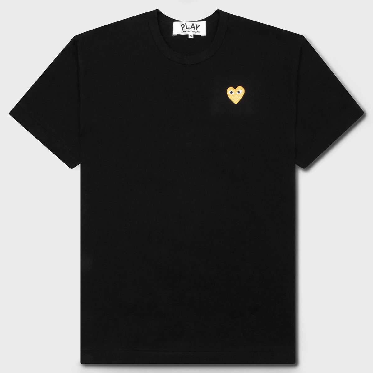 Gold Heart T-Shirt - Black