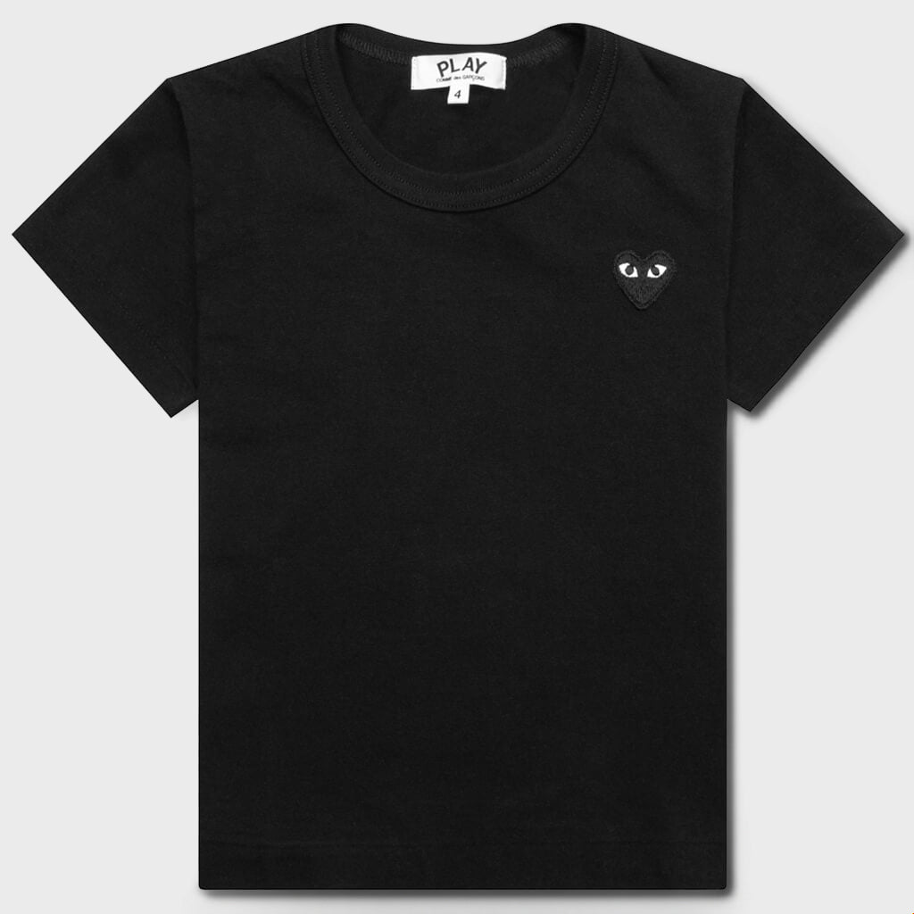 Kid's Black Emblem T-Shirt - Black