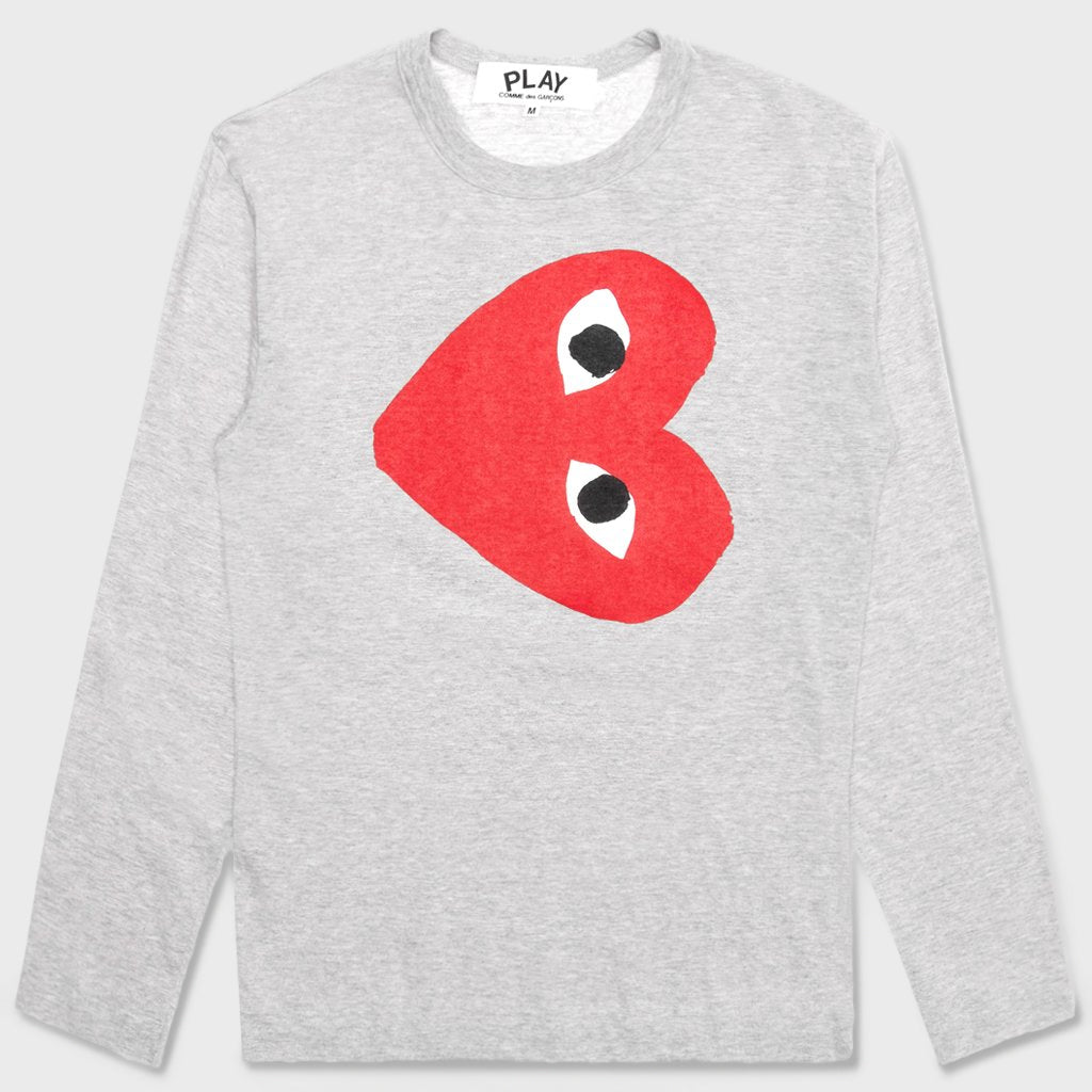 Sideways Logo L/S Tee - Grey – Feature