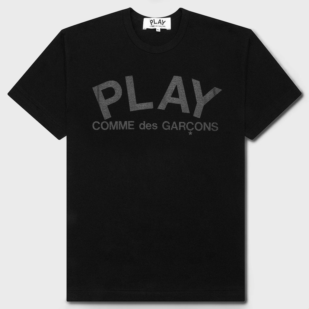 Text T-Shirt - Black/Black