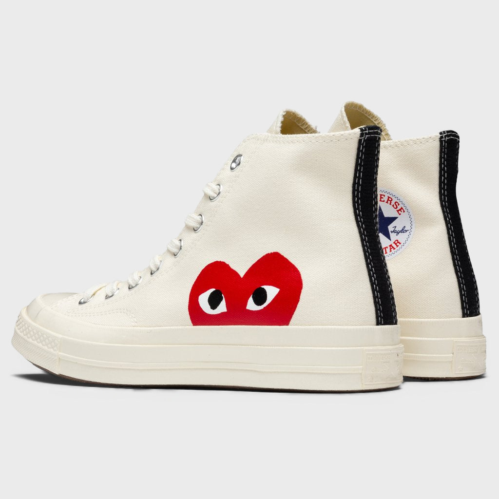 White Converse x PLAY Comme des Garcons All Star Chuck '70 – Feature