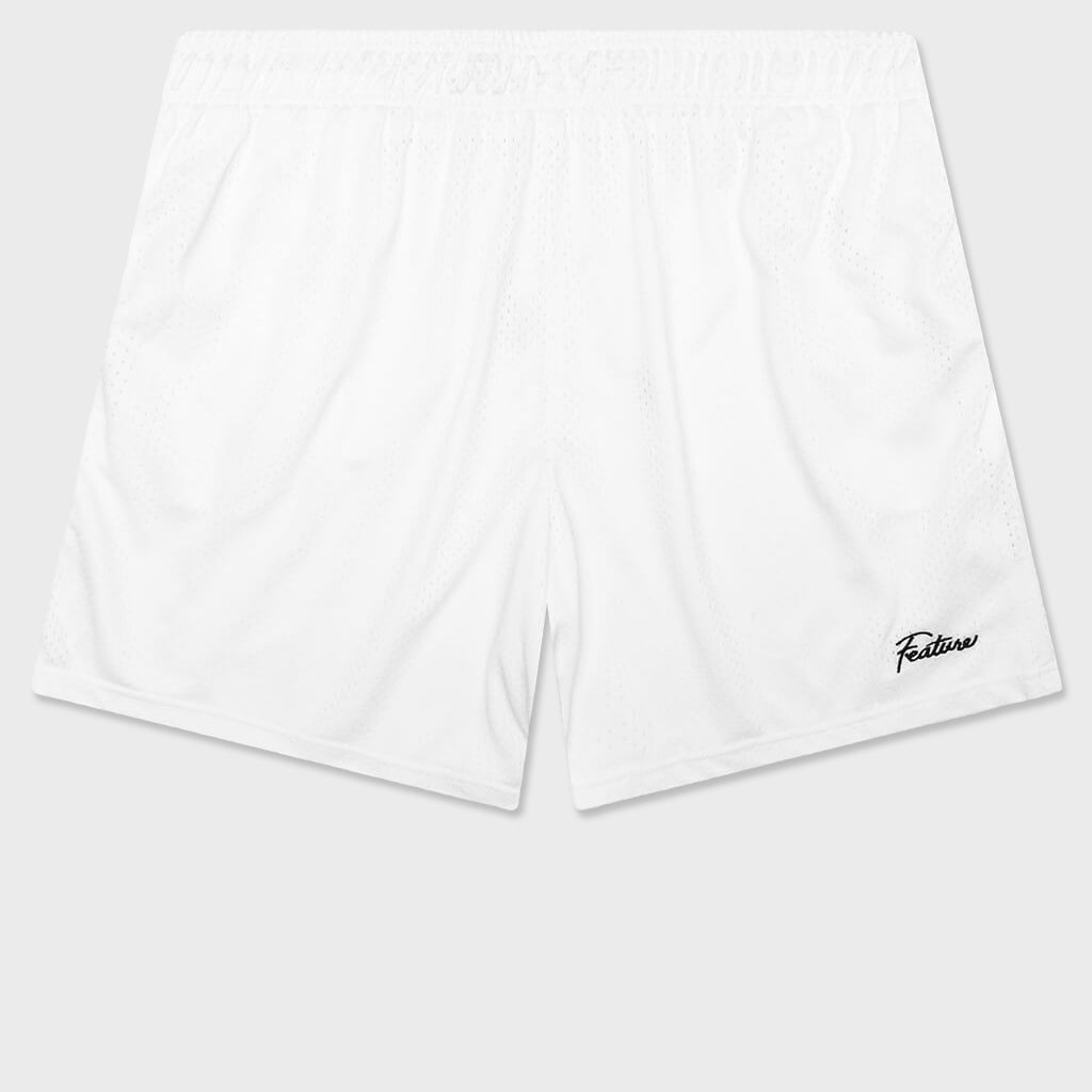 West Mesh Shorts - White