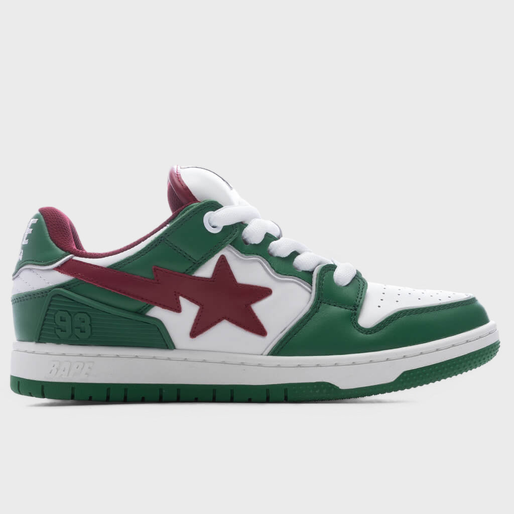 Women's New Bape SK8 STA #1 - Green