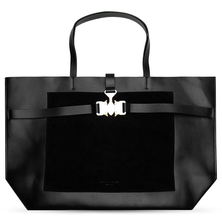 Tri Buckle Tote - Black – Feature