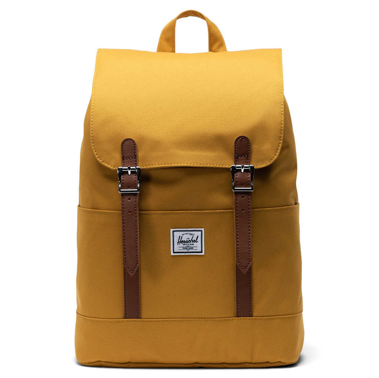 brown and yellow herschel backpack Retreat Small Backpack
