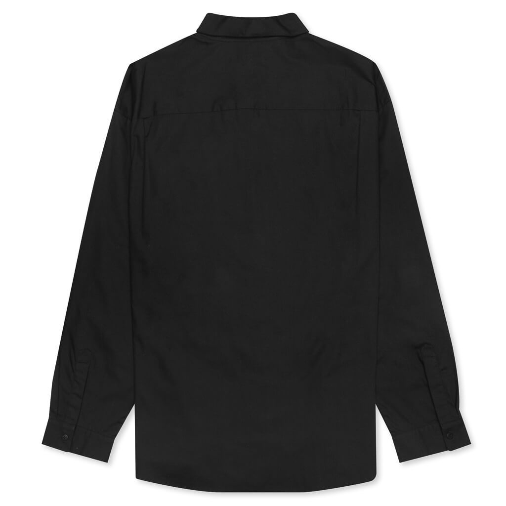 L/S Psycho Embroidery Shirt - Black – Feature