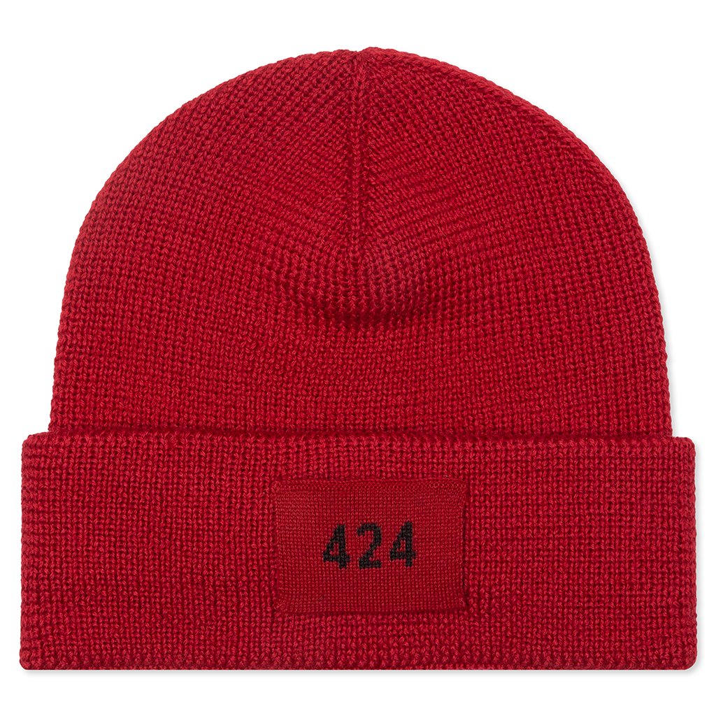 Ribbed Hat - Red – Feature