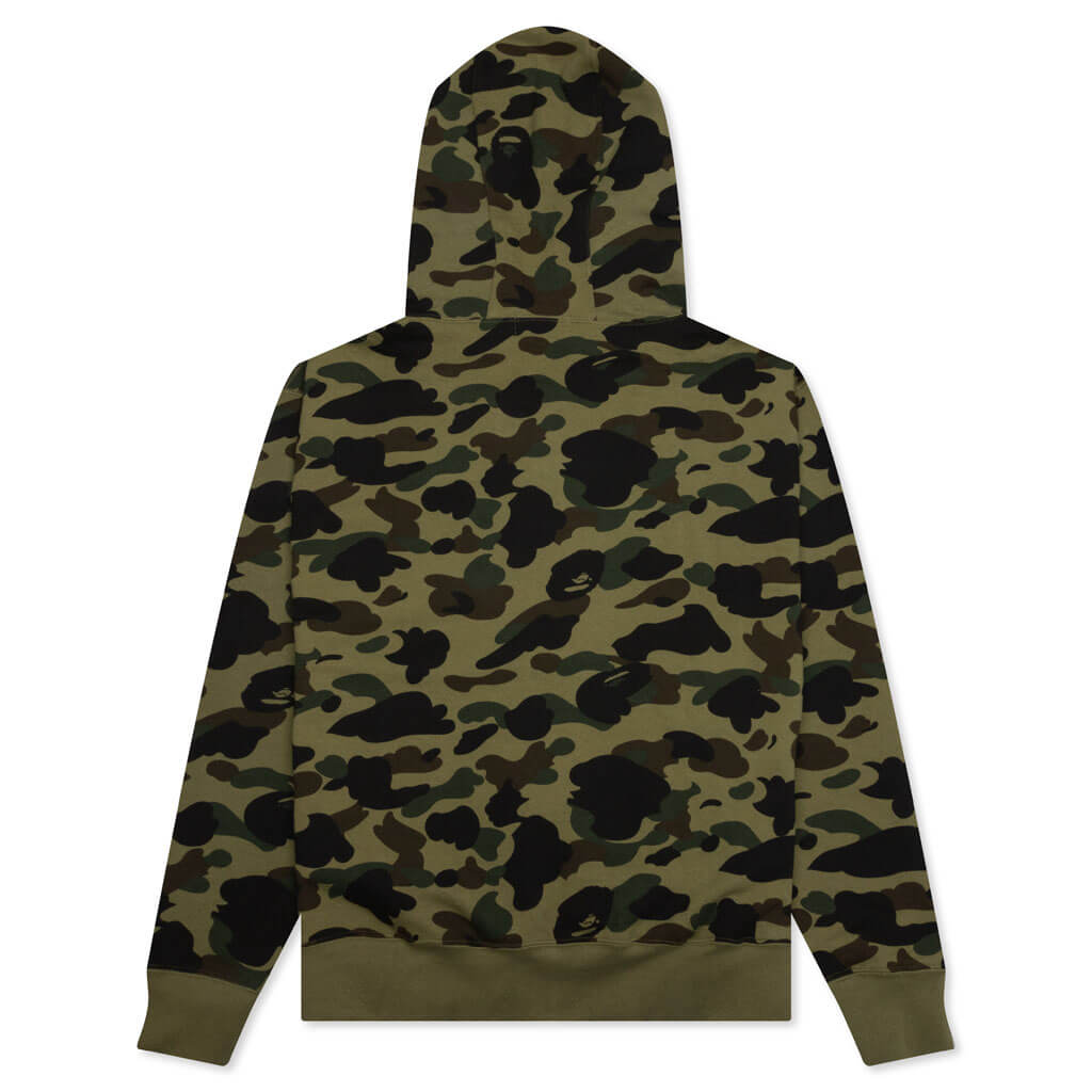 ESP Camo Full Zip Hoody Sweatshirt | Green Camouflage Hoodie | XXL