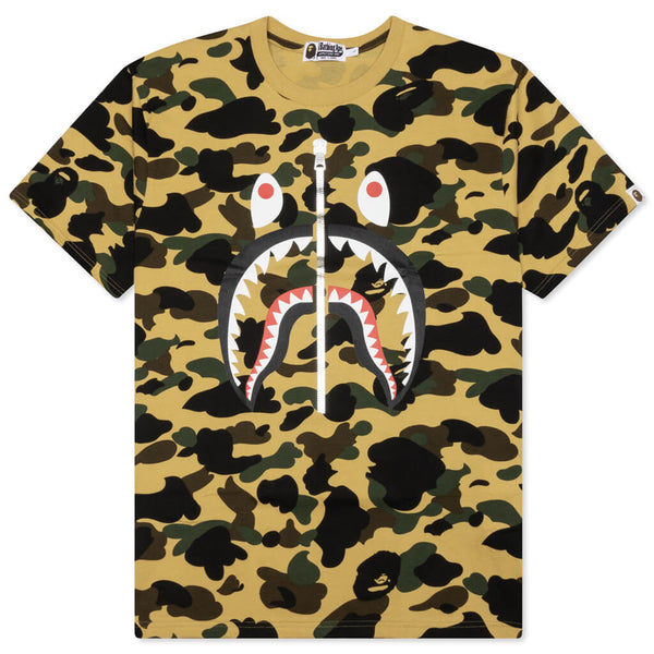 1st Camo Shark Tee - Yellow – Feature