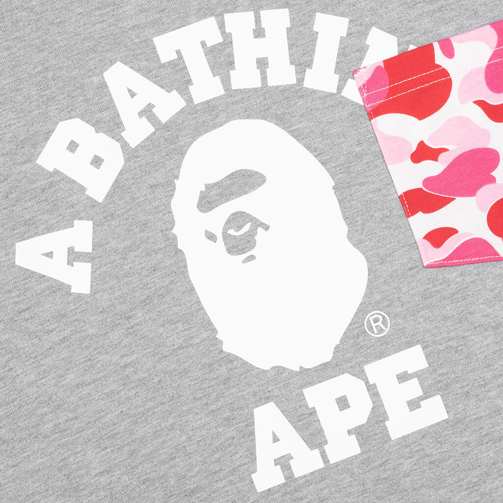 ABC Camo College Pocket Relaxed Tee - Grey – Feature