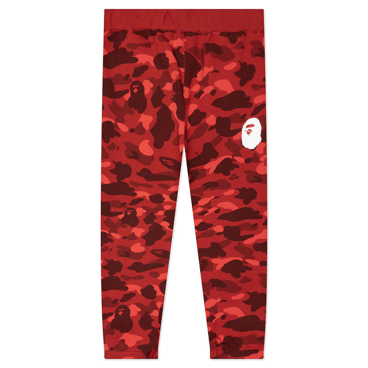 Color Camo Wide Fit Sweat Pants - Red – Feature