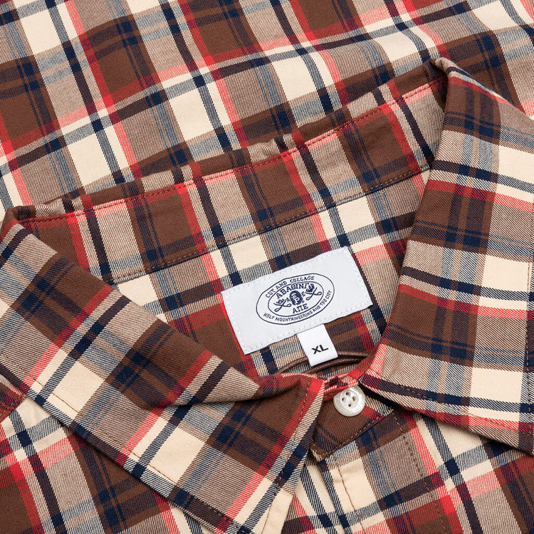 bape dress shirt Mini Bape Check Loose Fit Shirt