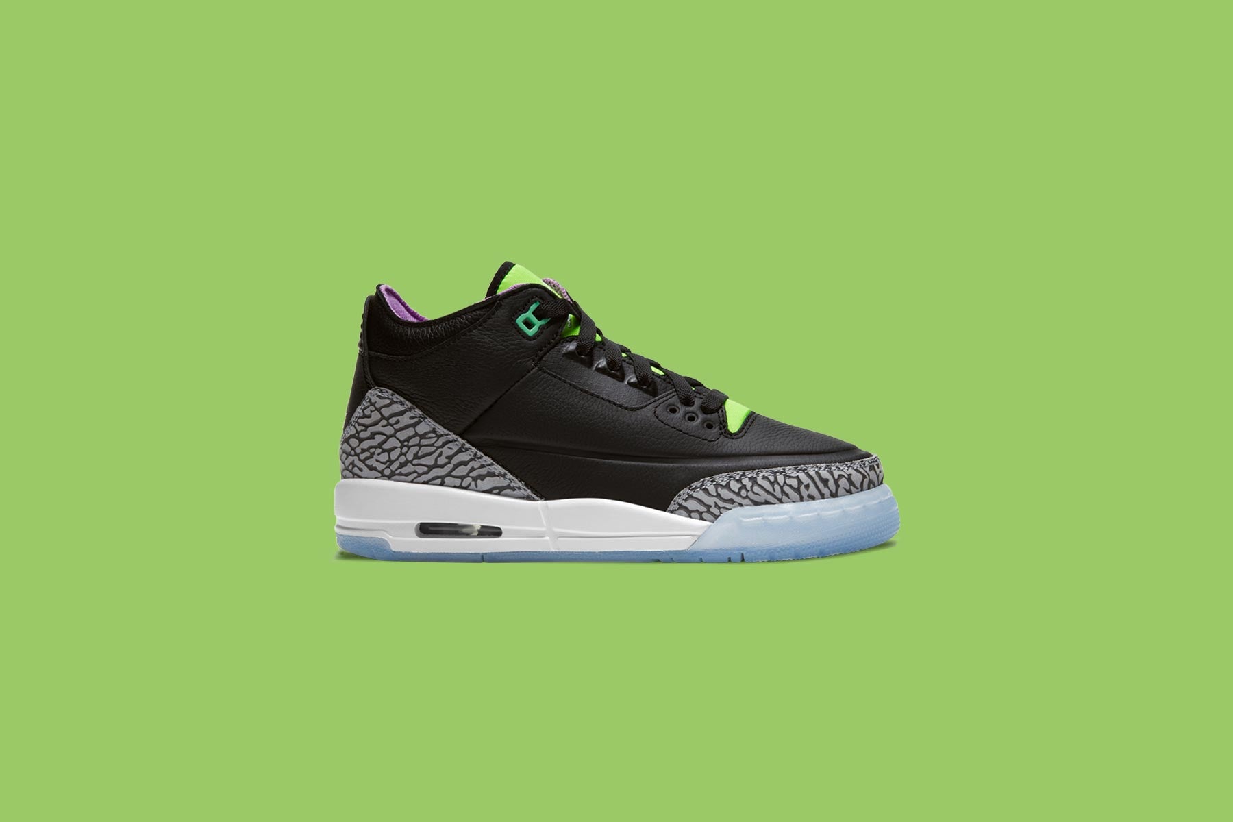 air jordan retro 3 electric green