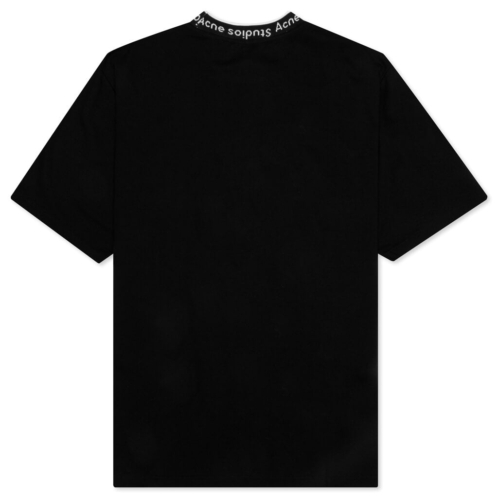 Logo Rib T-Shirt - Black – Feature