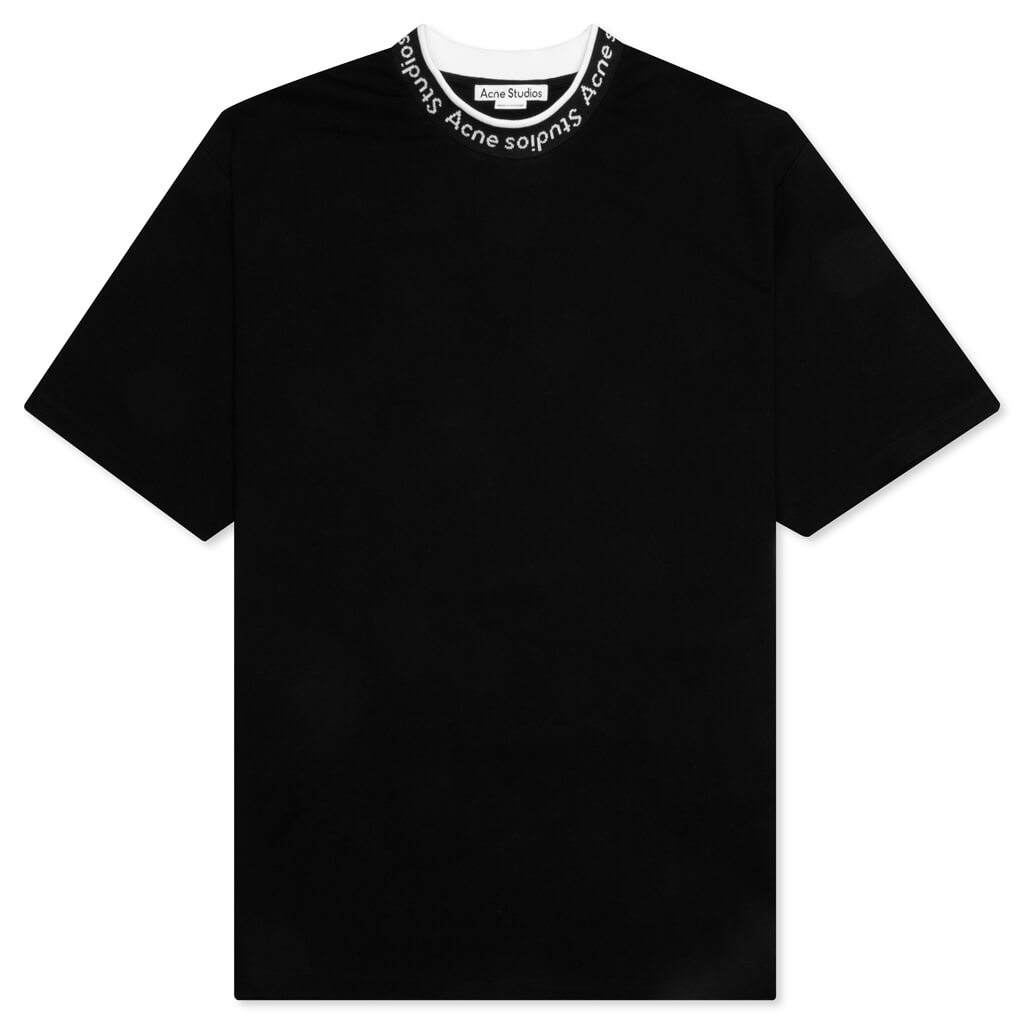 Logo Rib T-Shirt - Black – Feature