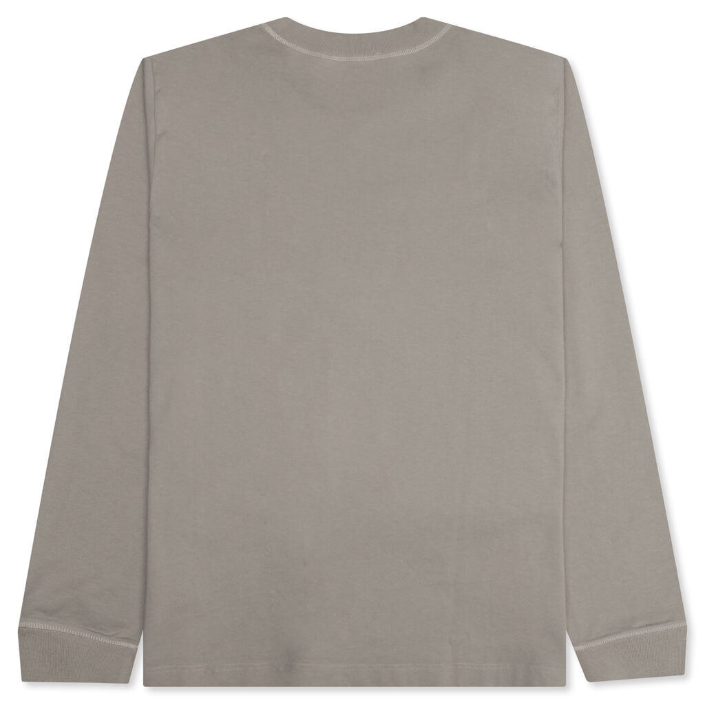 Logo L/S T-Shirt - Oyster Grey – Feature