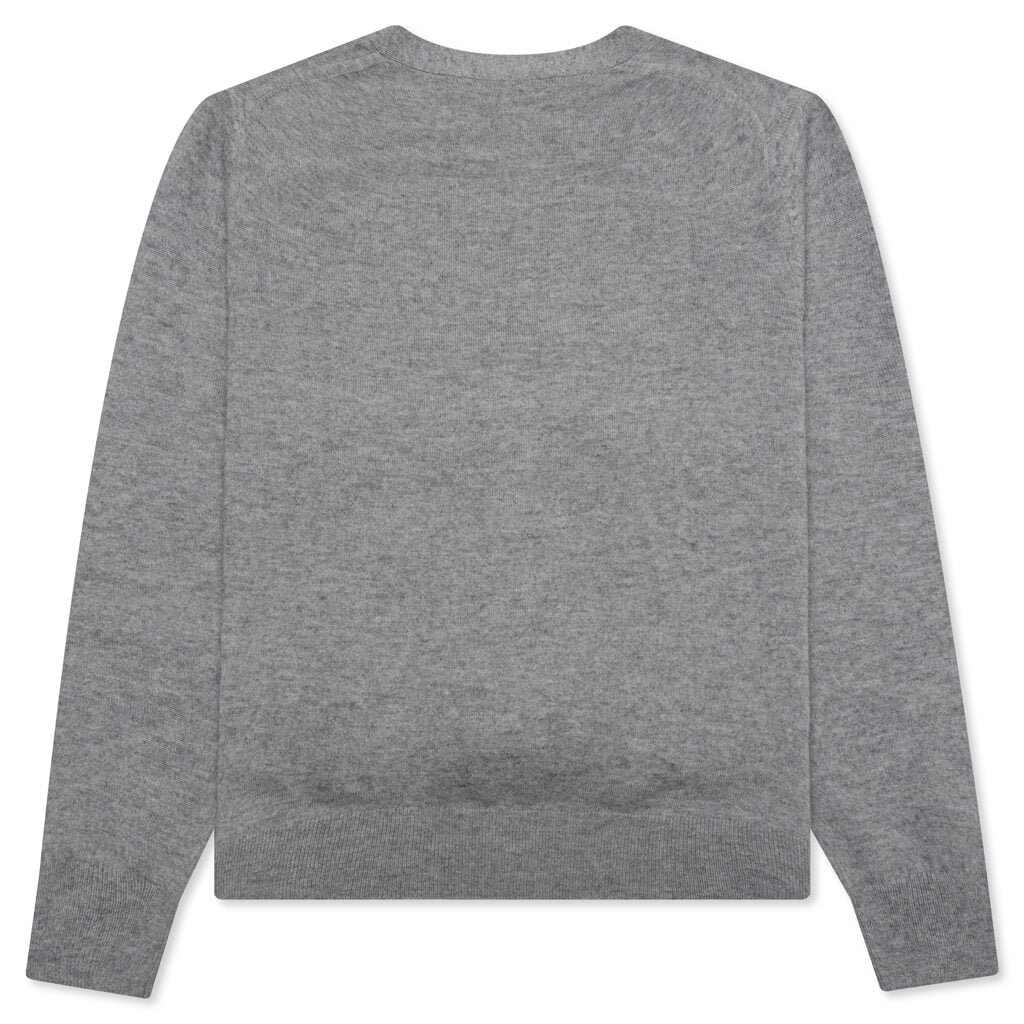 Constellation Knit Cardigan in Grey Marle