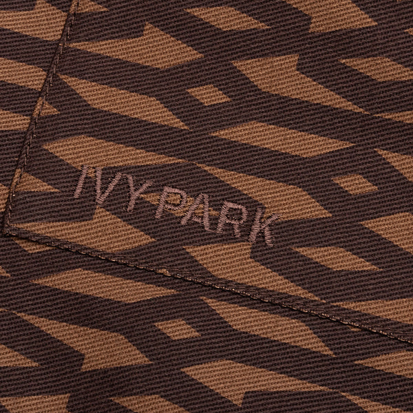 adidas Originals Adidas X Ivy Park Monogram Zipper Pants Wild Brown/ Night  Red