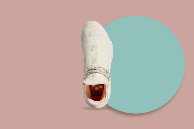 White and Orange Shoes