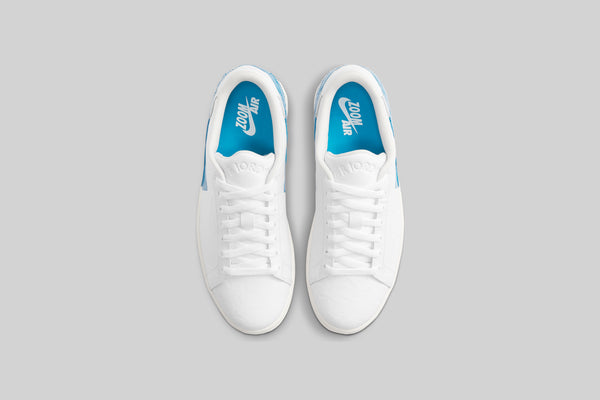 Air Jordan Centre Court Shoe White and Military Blue – Feature