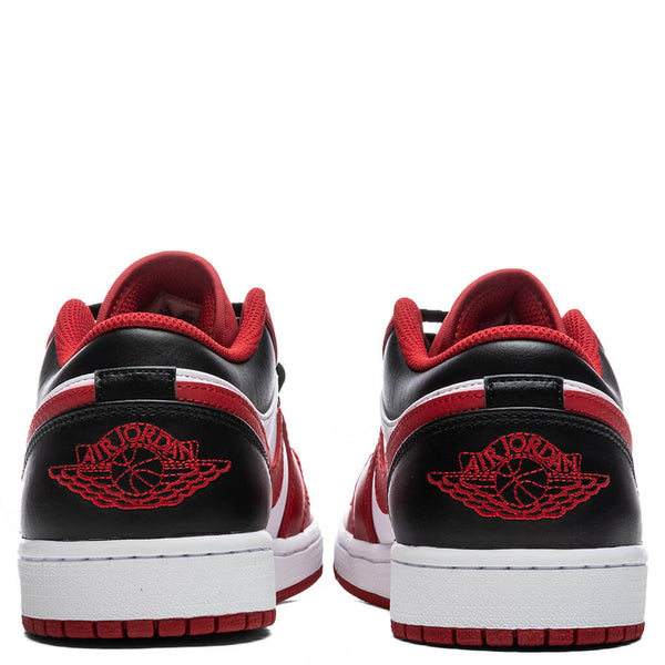 Air Jordan 1 Low White Gym Red Black 553558-163 Release Date