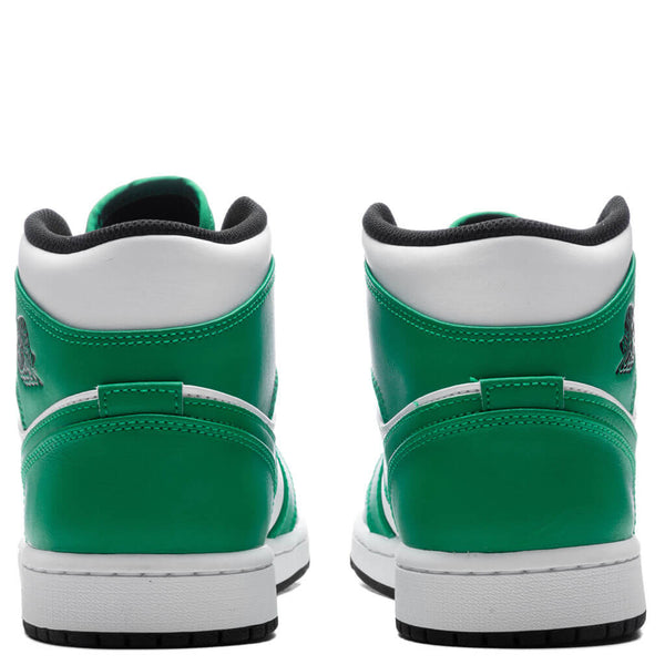 Air Jordan 1 Mid - Lucky Green/Black/White – Feature