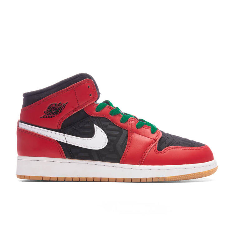 nike air jordan 1 mid gs metallic red